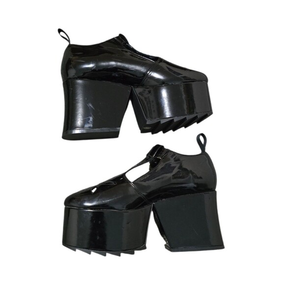 Lamoda Dolls Kill Overthinking It Shoes Womens Size 9 Platform Mary Jane Black - Picture 4 of 11